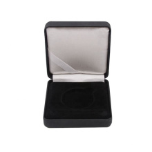 Customize Logo Black Rigid Commemorative Badge Coin Display Gift Packaging Box